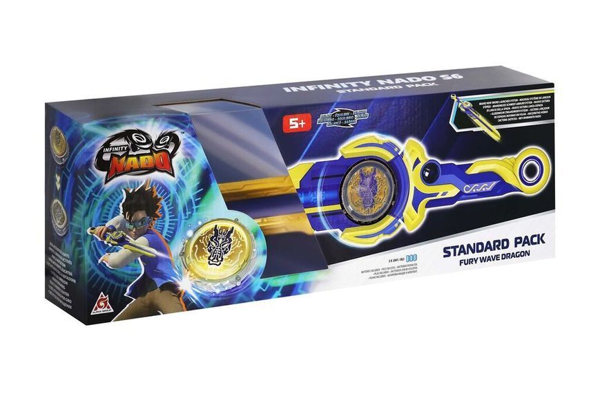 Дзиґа Infinity Nado VI Standard Pack Лютий Дракон (Fury Wave Dragon) EU654121 фото