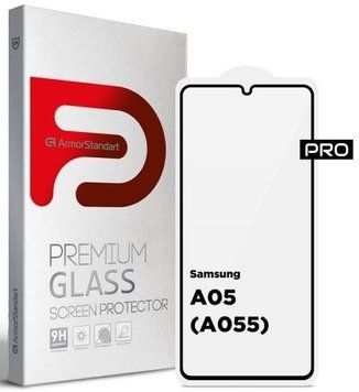 Защитное стекло ArmorStandart Pro для Samsung A05 (A055) Black (ARM73266) ARM73266 фото