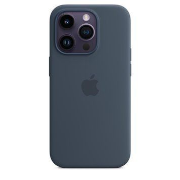 Накладка Apple Silicone Case для iPhone 14 Plus с MagSafe Storm Blue (ASC14PLSBL(M)) ASC14PLSBL(M) фото