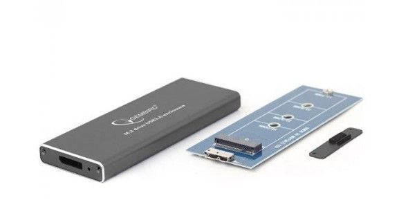 Карман для SSD Gembird M.2 NGFF USB3.0 Black (EE2280-U3C-01) EE2280-U3C-01 фото
