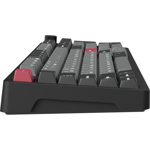 Клавіатура GamePro Asgard Drakkar Keychron Super Red Switch Wireless/Bluetooth/USB UA Black (MK305BK) MK305BK фото