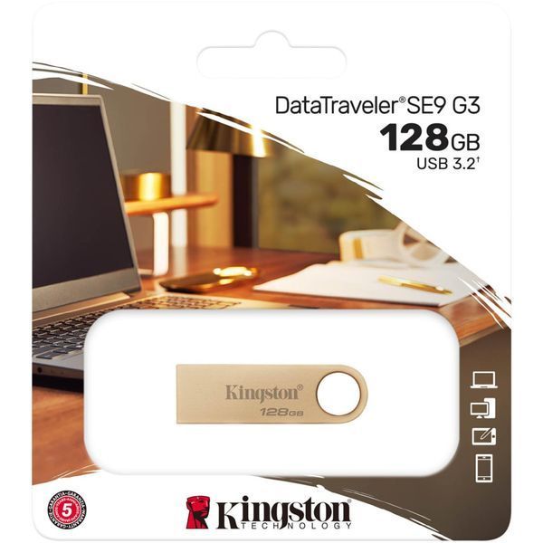USB флешдрайв USB3.2 128GB Kingston DataTraveler SE9 G3 (DTSE9G3/128GB) DTSE9G3/128GB фото