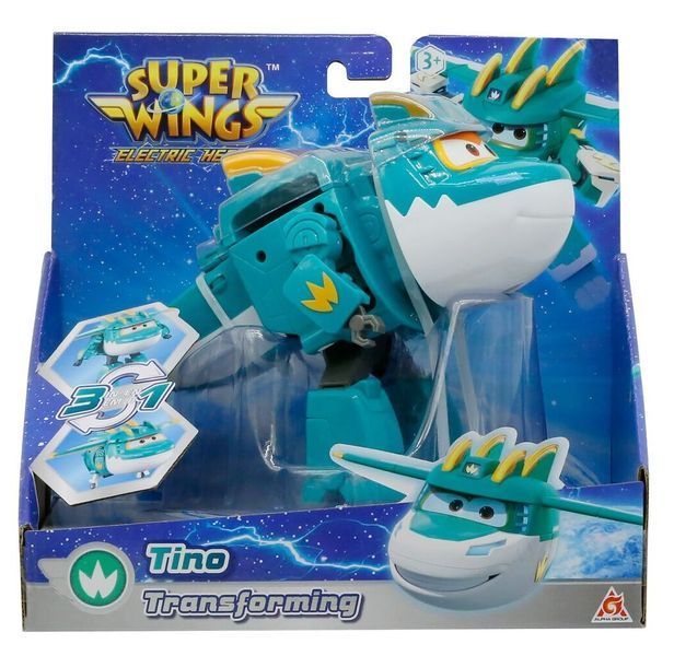 Игровая фигурка-трансформер Super Wings Transforming Тино (Tino), 12.5см EU780237 фото