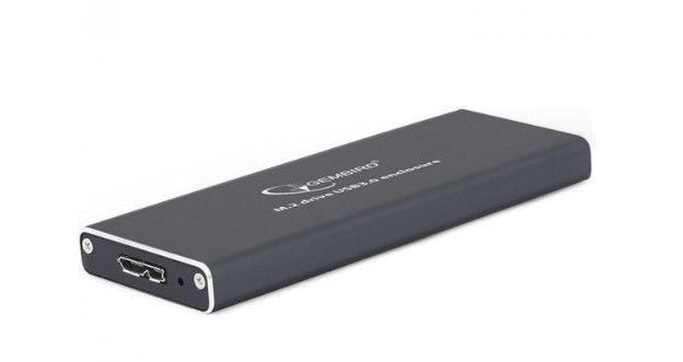 Карман для SSD Gembird M.2 NGFF USB3.0 Black (EE2280-U3C-01) EE2280-U3C-01 фото