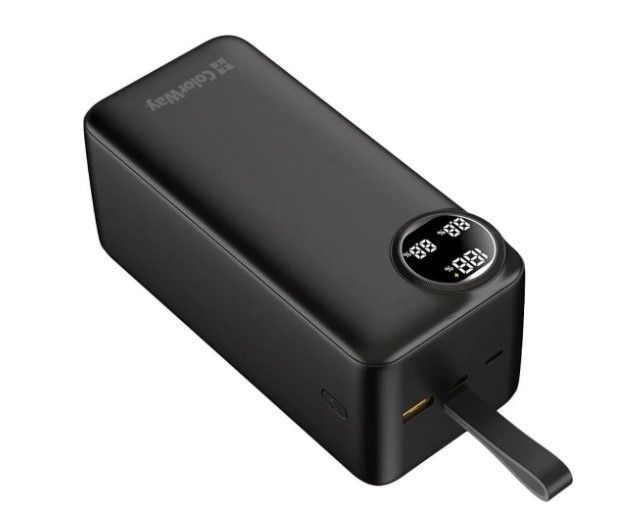 Универсальная батарея ColorWay 50000mAh Digital Display (22.5W) Black (CW-PB500LPC5BK-PDD) CW-PB500LPC5BK-PDD фото