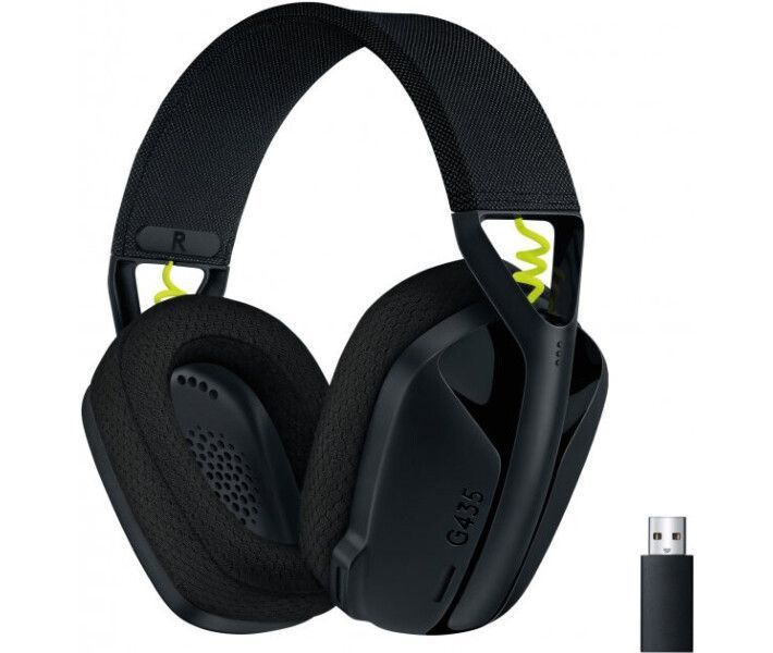 Наушники Bluetooth Logitech G435 Lightspeed Gaming Black (981-001050) 981-001050 фото