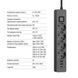 Сетевой фильтр-удлинитель СolorWay 4 розетки/3USB (2USB-A + 1 TYPE-C) Black 2M (CW-CHE432PDB) CW-CHE432PDB фото 12