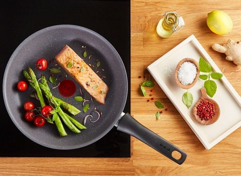 Сковорода Tefal Healthy Chef, 26см, алюміній, бакеліт, сірий G1500572 фото