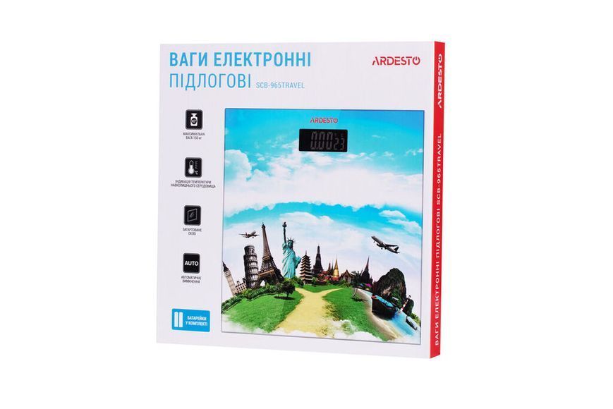 Ваги підлогові Ardesto TRAVEL SCB-965TRAVEL SCB-965TRAVEL фото