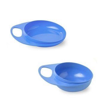 Тарелка для кормления Nuvita Easy Eating (2шт. глубокая и мелкая) NV8461Blue NV8461Blue фото