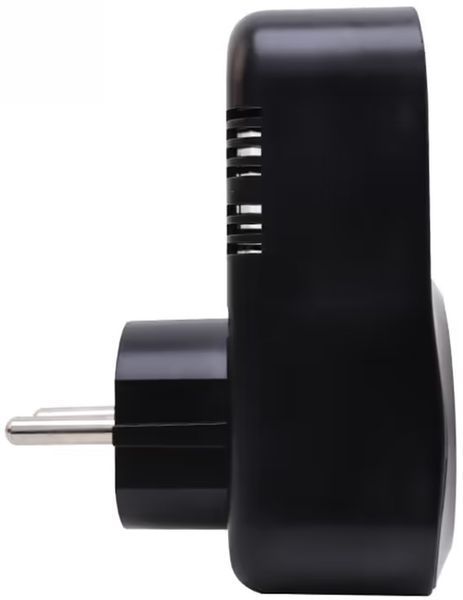 Реле напруги ColorWay (16A/3680W) 150V-210V/230V-280V DS4 Black (CW-VR16-04D) CW-VR16-04D фото