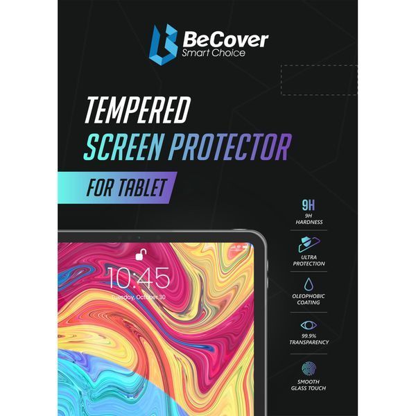 Защитное стекло BeCover для Apple iPad 10.9" 2022 (708138) 708138 фото