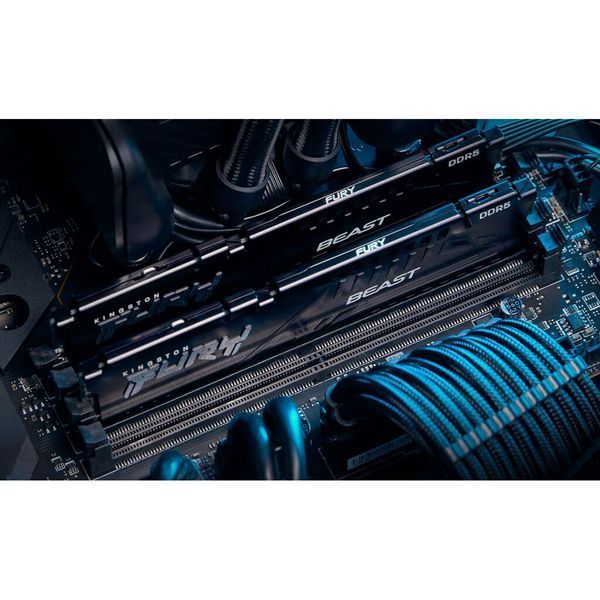Оперативна пам'ять DDR5 2x16GB 5600MHz Kingston Fury Beast Black (KF556C40BBK2-32) KF556C40BBK2-32 фото