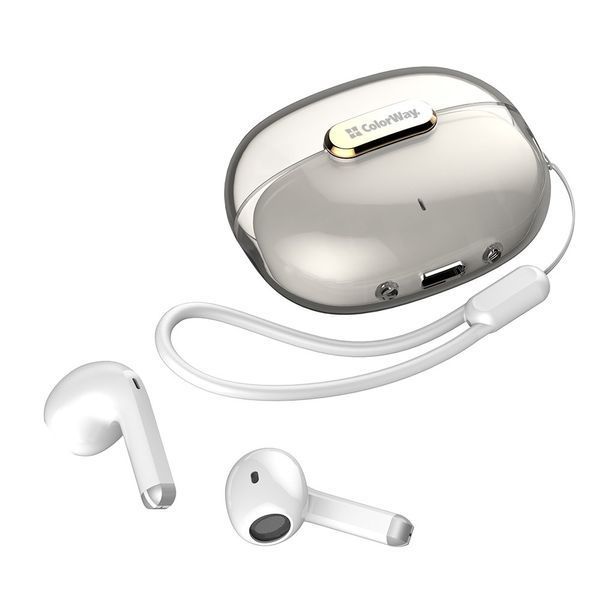 Наушники TWS ColorWay Slim Earbuds White (CW-TWS2WT) CW-TWS2WT фото