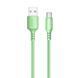 Кабель ColorWay USB - Type-C (soft silicone) 2.4A 1м зелений (CW-CBUC042-GR) CW-CBUC042-GR фото 6