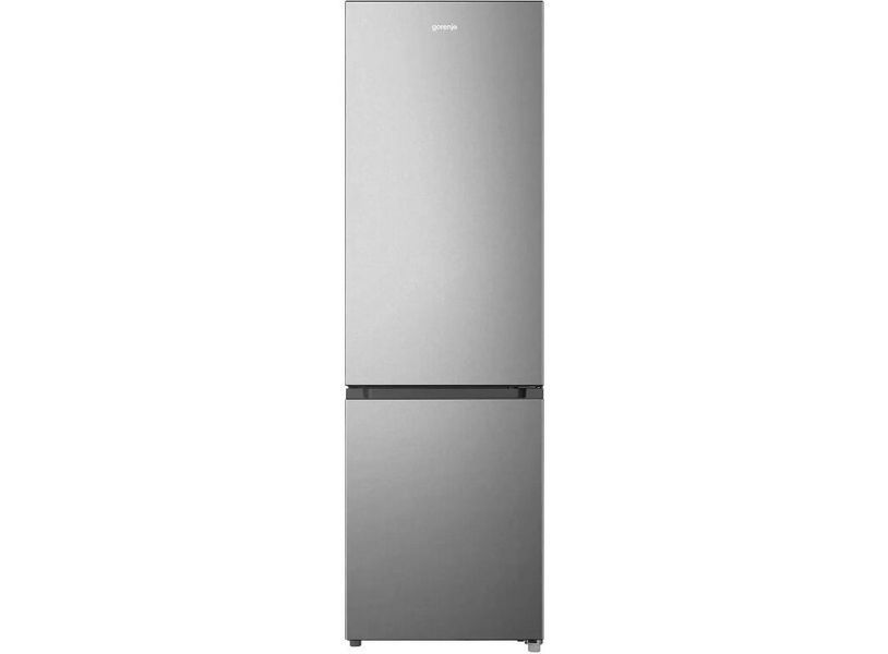 Холодильник с нижн. мороз. камерой Gorenje, 180х55х55см, 2 дв., 188(67)л, А+, NoFrost Plus, Зона св-ти, серый NRK418EES4 фото